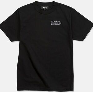 Black original a24 T-Shirt unisex